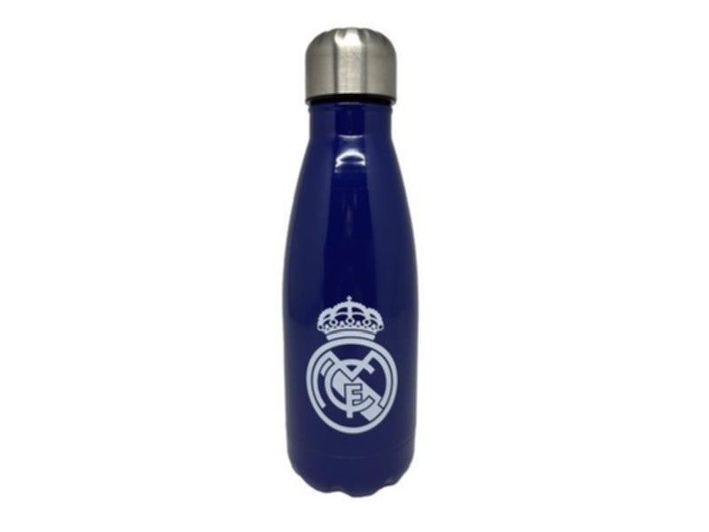 Botella Cantimplora Azul Acero Inoxidable Real Madrid 550ml