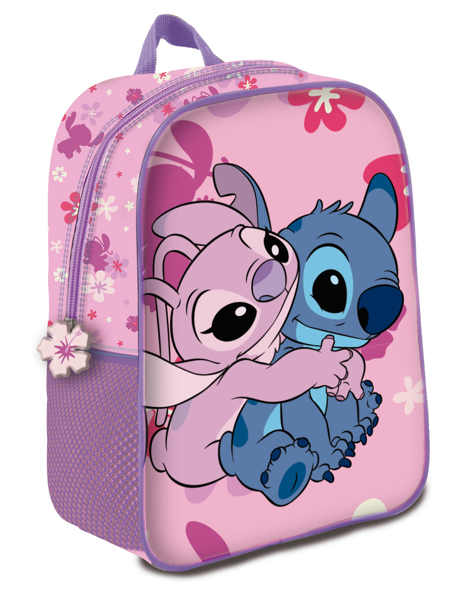 Mochila Mediana 3D Stitch Ibiscus Gir 31Cm