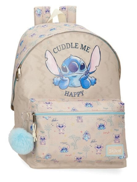 Mochila Stitch Cuddle Me Happy 31x44x15cm