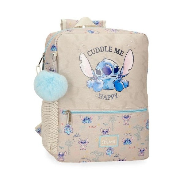 Mochila Stitch Cuddle Me Happy 27x33x11cm