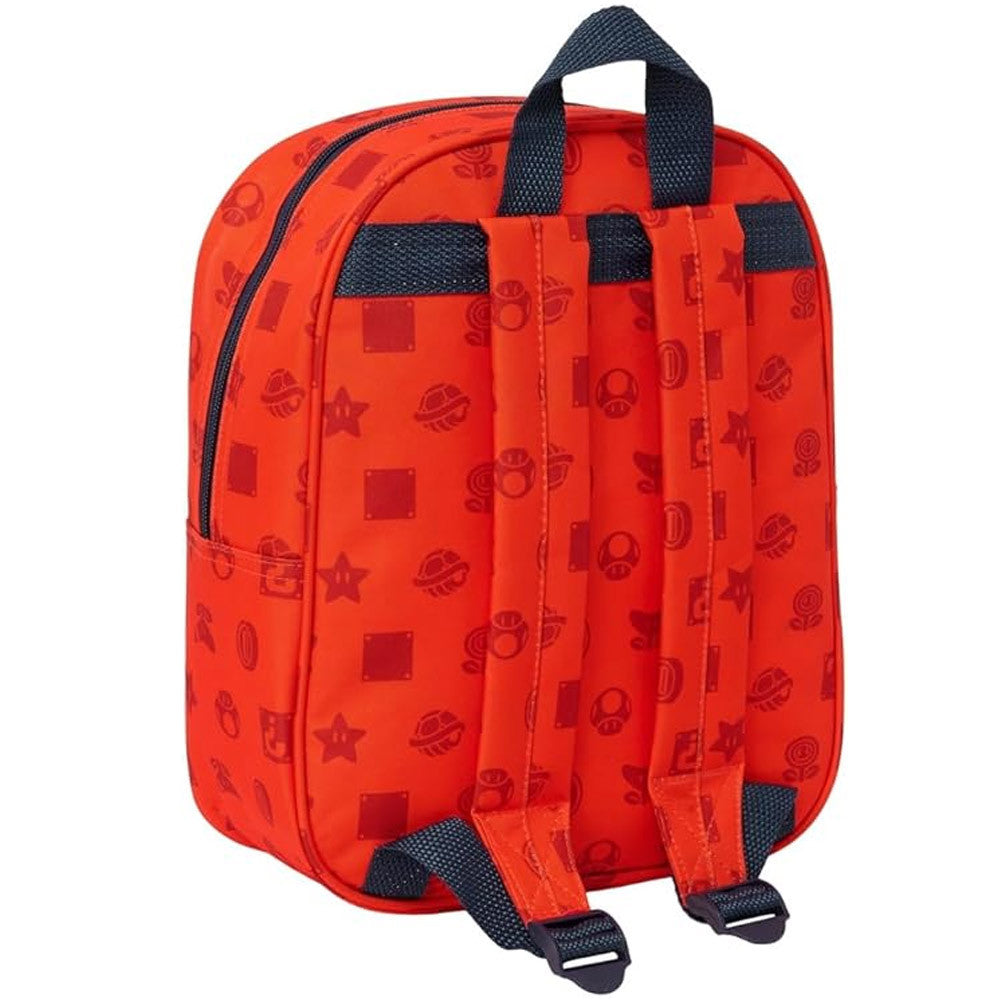 Mochila de Guardería 3D Super Mario 22x10x27 cm